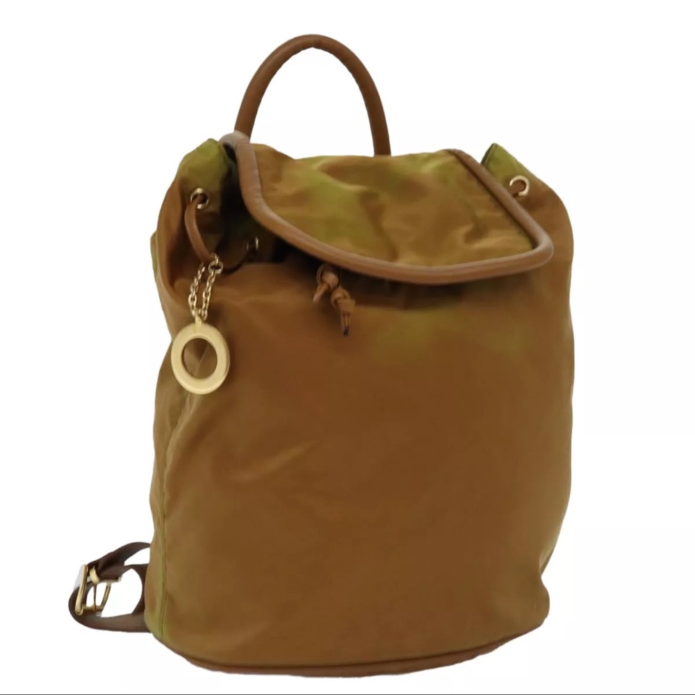 CELINE TESSUTO  Tan Backpack for Women